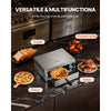 VEVOR Electric Pizza Oven for Countertops, 12-inch, 1500W, with Temp Control & 0-60 Min Timer, Even Baking Technology & Easy Clean Crumb Tray, Ideal for Both Commercial & Home Kitchens
