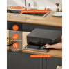 VEVOR Electric Pizza Oven, 16 in Countertop Pizza Oven, 77 to 572°F Temp Range, 1750W Indoor Pizzas Maker w/Timing & Temp Control, Pizzas Cooker w/Dual Heat Tube, Grill Rack, for Kitchen & Commercial