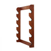 VEVOR Gun Rack, Wood Gun Rack Wall Mount, Gun Display Rack holds 5 Rifles, Shotguns, 132 lb Heavy Duty Wall Storage Display Rifle Rack with Soft Padding