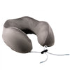 VEVOR Travel Pillow, Neck Pillow for Traveling, Upgraded Bamboo Charcoal Memory Foam Travel Neck Pillow with Eye Mask, Earplugs and Storage Bag, Suitable for Plane Car Home Recliner Use(Dark Gray)