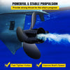 VEVOR Outboard Propeller, Replace for OEM 48-8M8026630, 4-Blade 10.3\" x 13\" Aluminum Boat Propeller, Compatible with Mercury Mariner 25HP Bigfoot/Command Thrust 60Hp Outboard, 13 Tooth Splines, RH