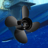 VEVOR Outboard Propeller, Replace for OEM 48-8M0084495, 4 Blades 14\" x 19\" Aluminium Boat Propeller, Compatible with 135-300HP 2-Stroke & 4-Stroke Outboards, Alpha&Bravo I Stern-Drives, RH