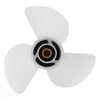 VEVOR Outboard Propeller, Upgrade OEM 15 Spline Tooth Aluminum Outboard Boat Propeller Fit Yamaha Engines 50-130 HP, 4-1/4" Gearcase, 3-Blade, RH (Right Hand Rotation), OEM Parts No. 6E5-45954-00-EL
