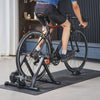 VEVOR Bike Trainer, 6 Level Resistance, 26-29 in & 700C Wheels, Foldable Magnetic Bicycle Stationary Stand for Indoor Exercise Riding with Quick Release Skewer & Front Wheel Riser Block for Road Bikes