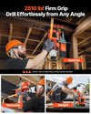 VEVOR Magnetic Drill Press, 1400 W, 2 in Boring Diameter, 2810 lbf Power Portable Mag Drill Press, 0–800 RPM Adjustable Speed, with Weldon Shank, for Metal Surface, Industrial and Home Improvement