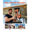 VEVOR Magnetic Drill, 1550W Motor 2 in Coring Diameter, 2922 lbf Magnetic Force, 0-550 RPM Variable Speed, Portable Electric Mag Drill Press Drilling Machine for Metal Surface, Home Improvement