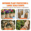 VEVOR Burlap Fabric Roll, 40” x 150 ft & 45 x 45 High Density Wide Natural Burlap Fabric Rolls, Jute Fabric Burlap Tree Wrap Roll, for Decor, Crafts, Wedding, Gardening, Plant & Tree Winter Covering