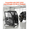VEVOR Jeep Door Storage Cart, 4 Doors Moveable Storage Cart Rack with Thickened Rubber Cushion, Sturdy Car Door Holder Cart Fit for Jeep Wrangler JK JKU JL Gladiator