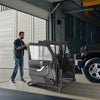 VEVOR Jeep Door Storage Cart, 4 Doors Moveable Storage Cart Rack with Thickened Rubber Cushion, Sturdy Car Door Holder Cart Fit for Jeep Wrangler JK JKU JL Gladiator