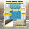 VEVOR Through-The-Door Locking Drop Box, 11.8\'\'x4.3\'\'x14.2\'\' Door Drop Box, Door Slot Mailbox with 1.77\'\' Chute & Code Lock, Rainproof Steel Mail Catcher for Depositing Mail, Keys, Rents, Chec
