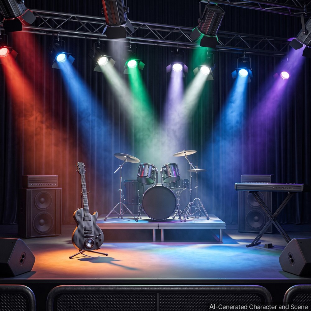 VEVOR Stage Light with Barn Doors, 200 W 6 in 1 COB Par Light RGBWA-U-V, Spotlight for Event, Wedding, Church, Theater, Bar, Concert, Auto/DMX/Master-Slave/Sound Control, Signal Cable & Power Cord