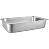 VEVOR 6 Pack Steam Table Pans 20.9 x 12.8 x 5.9 Inch Deep Steam Table Pan Full Size 20.5L Deep Food Container Stainless Steel Oven Tray Hotel Pans Anti-Jam Steam Table Food Pan