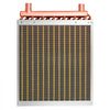 VEVOR Water to Air Heat Exchanger, 14 x 14 in Finned Tube HVAC Heat Exchanger Coil with Copper Tubes & Aluminum Fins, 65K BTU Output for Outdoor Wood Furnace, Hydronic Heating & Cooling Systems