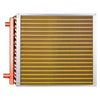VEVOR Water to Air Heat Exchanger, 18 x 18 in Finned Tube HVAC Heat Exchanger Coil with Copper Tubes & Aluminum Fins, 120K BTU Output for Outdoor Wood Furnace, Hydronic Heating & Cooling Systems