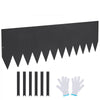 VEVOR Steel Landscape Edging, 4-pack Steel Garden Edging Borders, 40" L x 12" H Strips, Hammer-in Edging Border with 6 Clips, Bendable Metal Landscape Edging for Yard, Garden, Lawn
