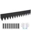 VEVOR Steel Landscape Edging, 6-pack Steel Garden Edging Borders, 40" L x 6" H Strips, Hammer-in Edging Border with 8 Clips, Bendable Metal Landscape Edging for Yard, Garden, Lawn