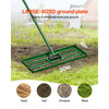 VEVOR Lawn Leveling Rake, 30"x10" Level Lawn Tool, Heavy-duty Lawn Leveler with 78" Steel Extended Handle, Yard Leveling Rake Suit for Garden, Golf Lawn, Farm