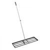 VEVOR Lawn Leveling Rake, Lawn Leveler with 83.9 in Handle, 36x10 in Ground Plate, Rust-Resistant Carbon Steel Soil Leveler, 3 Heights Adjustable, Effort Saving Lawn Leveling Tool for Yard Golf Court