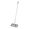 VEVOR Lawn Leveling Rake, Lawn Leveler with 78 in Handle, 17x10 in Ground Plate, Rust-Resistant Carbon Steel Soil Leveler, 5 Heights Adjustable, Effort Saving Lawn Leveling Tool for Yard Golf Court