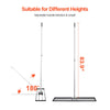 VEVOR Lawn Leveling Rake, Lawn Leveler with 83.9 in Handle, 48x10 in Ground Plate, Rust-Resistant Carbon Steel Soil Leveler, 2 Heights Adjustable, Effort Saving Lawn Leveling Tool for Yard Golf Court