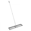 VEVOR Lawn Leveling Rake, Lawn Leveler with 83.9 in Handle, 48x10 in Ground Plate, Rust-Resistant Carbon Steel Soil Leveler, 2 Heights Adjustable, Effort Saving Lawn Leveling Tool for Yard Golf Court