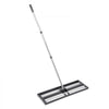 VEVOR Updated Lawn Leveling Rake with Roller, 30" x 10" Stainless Steel Lawn Leveler with 83.9" Adjustable Handle, Heavy Duty Yard Leveling Rake, Effort Saving Lawn Leveling Tool for Yard Golf Court