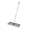 VEVOR Updated Lawn Leveling Rake with Roller, 30" x 10" Stainless Steel Lawn Leveler with 83.9" Adjustable Handle, Heavy Duty Yard Leveling Rake, Effort Saving Lawn Leveling Tool for Yard Golf Court