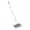 VEVOR Updated Lawn Leveling Rake with Roller, 17" x 10" Stainless Steel Lawn Leveler with 63.4" Adjustable Handle, Heavy Duty Yard Leveling Rake, Effort Saving Lawn Leveling Tool for Yard Golf Court