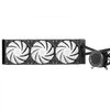 VEVOR CPU Liquid Cooler, AIO CPU Water Cooler - 3 x 120mm PWN Fans & Pump, Customizable Black PC Liquid Cooler with 2.1'' LCD Display & ARGB light, for Intel 115X/1366/2011/1700/1200, AMD AM4/AM5