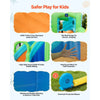VEVOR Inflatable Bounce House, 11.3 x 12.3 x 7.0 ft Inflatable Bounce House Water Slide, Bouncer Castle with Castle Bounces, Basketball Hoop, Splash Pool & Water Ring Toss, for 3 to 4 Kids Ages 3 to 8