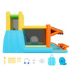 VEVOR Inflatable Bounce House, 14.9 x 12.8 x 7.8 ft Inflatable Bounce House Water Slide, Bouncer Castle with Castle Bounces, Tall Slide, Splash Pool & Pretend Market Booth, for 3 to 4 Kids Ages 3 to 8