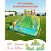 VEVOR Inflatable Bounce House, 13.3 x 11.4 x 8.4 ft Inflatable Bounce House Water Slide, Bouncer Castle with Climbing Wall, Double Tall Slides, Splash Pool & Mini Soccer, for 3 to 4 Kids Ages 3 to 8
