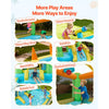 VEVOR Inflatable Bounce House, 12.5 x 13.1 x 6.5 ft Inflatable Bounce House Water Slide, Bouncer Castle with Castle Bounces, Basketball Hoop, Splash Pool & Water Ring Toss, for 3 to 4 Kids Ages 3 to 8