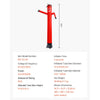 VEVOR Inflatable Tube Man with Blower, 10 ft Tall, Wacky Waving Wind Flying Inflatable Dancing Tube Guy with 3/4 HP IPX3 Waterproof Blower Fan, for Outdoor Advertising Business Store Decoration, Red