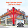 VEVOR Inflatable Tube Man Set, 20 ft Tall, Wacky Waving Inflatable Dancing Tube Guy with 1 HP Blower, PP Shell IPX3 Waterproof Blower Fan, for Outdoor Advertising Business Store Party