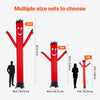VEVOR Inflatable Tube Man Set, 20 ft Tall, Wacky Waving Inflatable Dancing Tube Guy with 1 HP Blower, PP Shell IPX3 Waterproof Blower Fan, for Outdoor Advertising Business Store Party