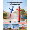 VEVOR Inflatable Tube Man with Blower, 8 ft Tall, Wacky Waving Wind Flying Inflatable Dancing Tube Guy with 1/15 HP IPX3 Waterproof Blower Fan, for Outdoor Advertising Business Store Party Decoration
