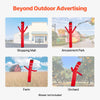 VEVOR Inflatable Tube Man Attachment, 20-Feet Tall, Wacky Wavy Wind Flying Dancing Tube Guy, Arm Flailing Sky Air Puppet, 18'' for Outdoor Advertising Business Store (Blower Not Included)