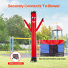 VEVOR Inflatable Tube Man Attachment, 20-Feet Tall, Wacky Wavy Wind Flying Dancing Tube Guy, Arm Flailing Sky Air Puppet, 18'' for Outdoor Advertising Business Store (Blower Not Included)