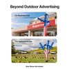 VEVOR Inflatable Tube Man, 20-Feet Tall, Wacky Waving Dancing Tube Guy, Wind Flying Arm Flailing Air Puppet, 18-Inch for Outdoor Advertising, Business Store, Increase Visibility (Blower Not Included)
