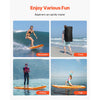 VEVOR Inflatable Stand Up Paddle Board, 11.6' x 35" x 6" Wide Ultra-Light SUP Paddleboard, All Accessories Included, Pump, Paddle, Fin, Backpack, Ankle Leash, Strap, Non-slip Deck for Youth & Adults
