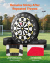 Hook-and-loop target and plush ball surface for repeated throws (feature graphic)