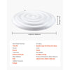 VEVOR Inflatable Hot Tub Cover, 5.4 Ft Round Hot Tub Cover Protector, Insulated Spa Covers for Inflatable Hottub, Weatherproof and Waterproof Energy Saving Lid for Outdoor Use, White
