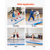 VEVOR 10x5 ft Wrestling Mat Inflatable, Martial Arts Thick Mat for Outdoor Indoor Home Gym Exercise, PVC Foldable Training Mats with 600W Air Pump, for Gymnastics Tatami Jiu Jitsu BJJ MMA Judo, Gray