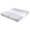 VEVOR Bed Bridge, King Bed Converter Kit, Split King Gap Filler for Adjustable Bed Mattress Connector Mattress Gap Filler with Heavy Duty Metal Buckle Strap 25D Memory Foam (100" L x 24" W)