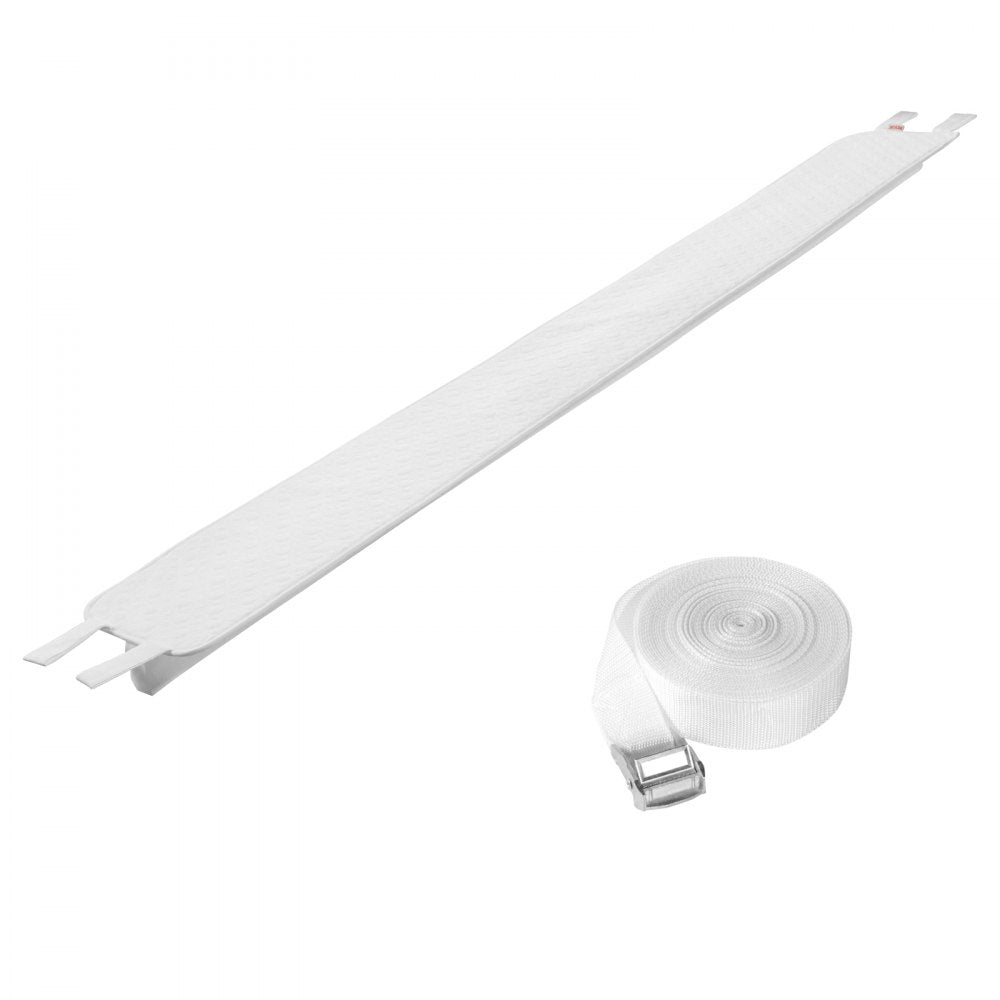 VEVOR Bed Bridge, King Bed Converter Kit, Split King Gap Filler for Adjustable Bed Mattress Connector Mattress Gap Filler with Heavy Duty Metal Buckle Strap 25D Memory Foam (75" L x 10" W)