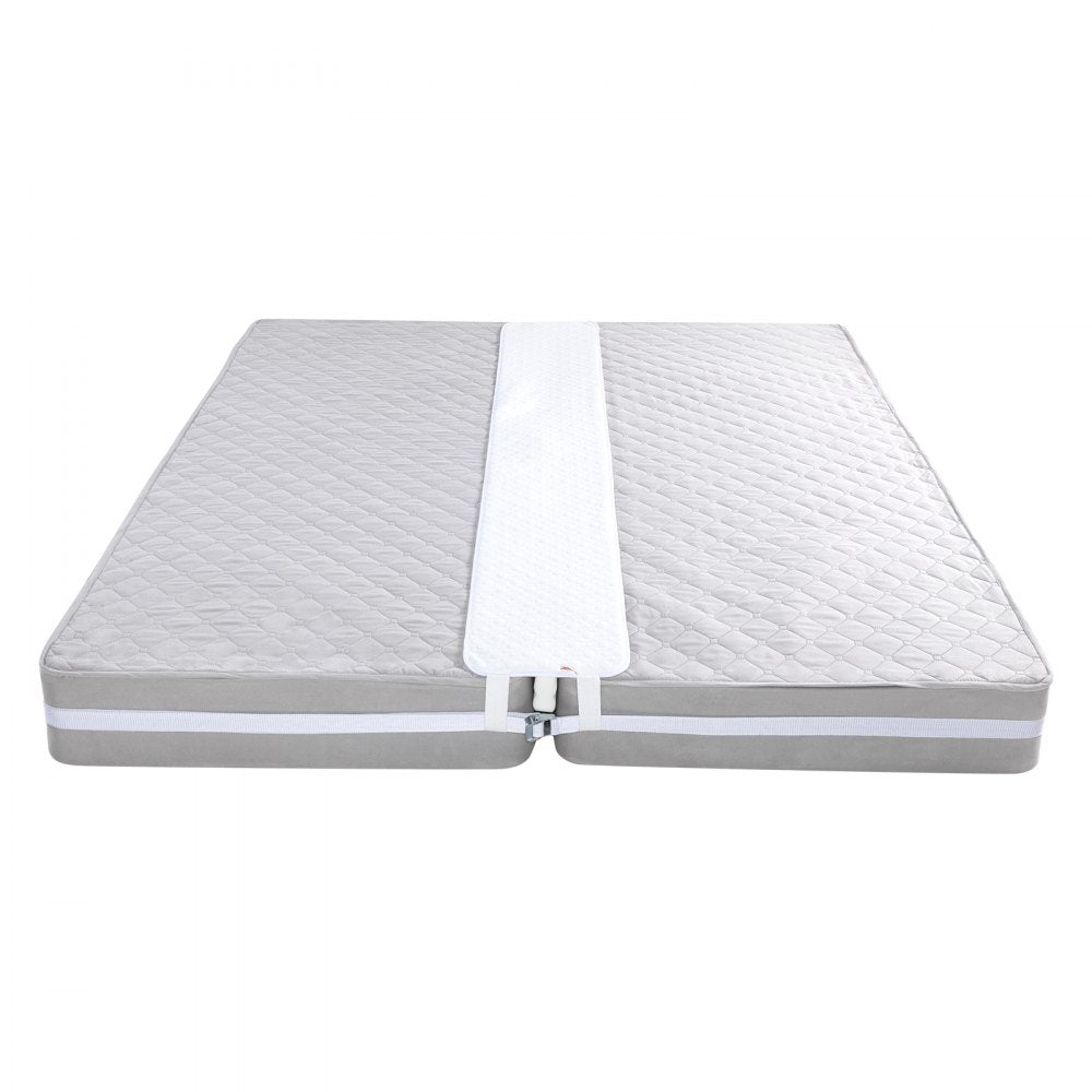 VEVOR Bed Bridge, King Bed Converter Kit, Split King Gap Filler for Adjustable Bed Mattress Connector Mattress Gap Filler with Heavy Duty Metal Buckle Strap 25D Memory Foam (75"L x 12"W)