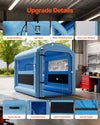 VEVOR Inflatable Paint Booth, 9.84 x 8.2 x 8.2 ft, Inflatable Spray Booth with 550W Powerful Blower and Air Filter System, Round Roof with Light Hook, for Painting Bicycle, Motorcycle, and Furniture