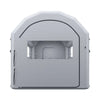 VEVOR Inflatable Paint Booth, 13 x 10 x 9 ft, Portable Spray Booth with 750W Powerful Blower and Large Filter Cotton, Arched Roof Blow Up Painting Tent for Bike, Motorcycle, and Furniture, Gray