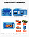 VEVOR Inflatable Paint Booth, 21 x 13 x 10 ft, Portable Spray Booth with 1100W Powerful Blower and Large Filter Cotton, Arched Roof Blow Up Painting Tent for Mid-Size Pickup Truck, Large Furniture